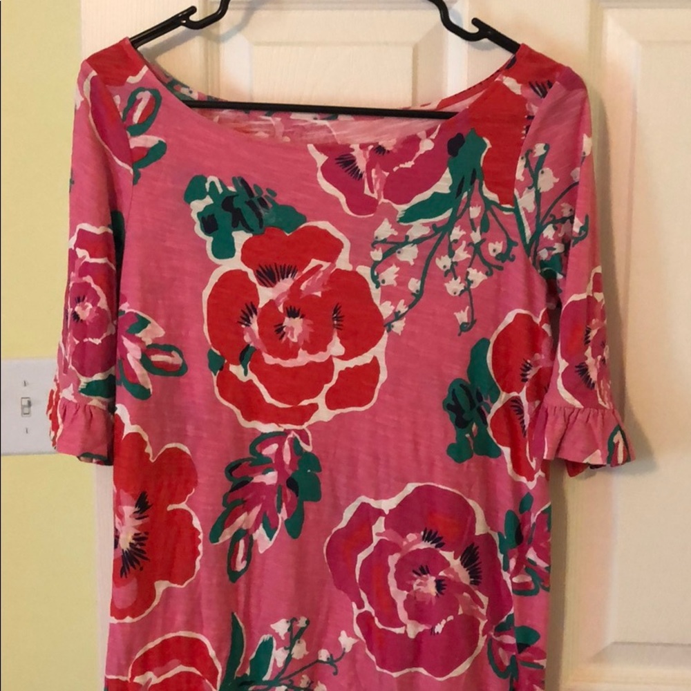 Lilly Pulitzer flower cotton dress size small